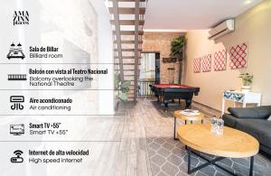 AmazINN Places Casco Viejo Billiard table and Pool