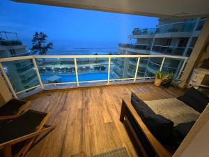 Flat pé na areia no Recreio