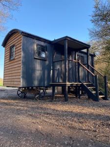 Bluebell Wood Shepherds Hut Cosy Woodland Retreat
