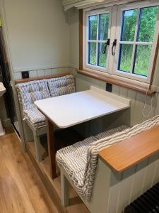 Bluebell Wood Shepherds Hut Cosy Woodland Retreat