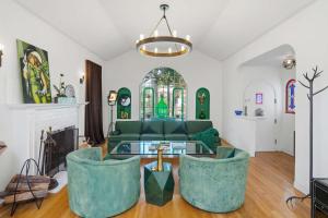 Designer Spanish Bungalow with Lush Garden