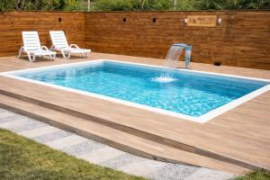 Chalé com Banheira, Piscina e Vista Panorâmica nas Montanhas