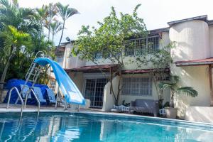 Private, quiet villa with pool and playground