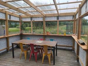 Maison en bois chaleureuse