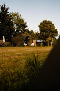 Glamping Pod in de natuur Eigen badkamer