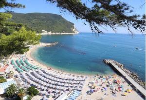 882 - Appartamento molocale in centro a Sirolo con aria condizionata, ottima posizione - - SPIAGGIA WHITE BEACH CLUB OMAGGIO dal lun al ven FINO AL 02-08