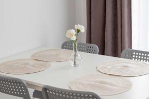 Bright Air-Conditioned Apartments with Parking and Terrace or Balcony by Noclegi Renters