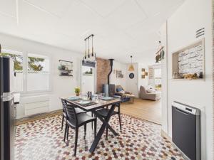 Appartement pour 4 avec grand jardin
