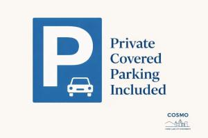 Cosmo Lake City Apartment - Private Parking included