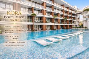 2BR Beachside 5 star Resort•50m to the sea