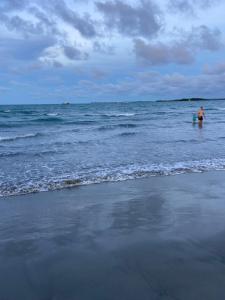 Chalé Pé na areia