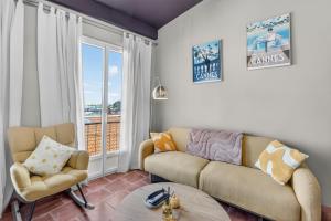 2 chambres Suquet vue mer