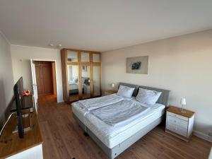 Sea view two-room apartment in hotel complex