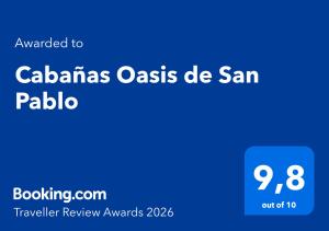 Cabañas Oasis de San Pablo