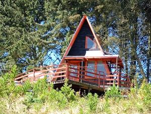 Cabaña Alpina laguna verde