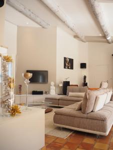 Mas provençal piscine 16 personnes proche centre de Nîmes