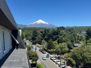 Apartment in Pucón with views of the lake and the volcano