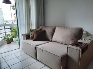 Apartamento a uma quadra do Mar comvaga de garagem