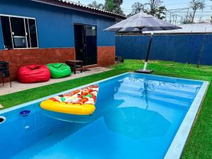 4 min do Paraguai Casa com piscina e privacidade