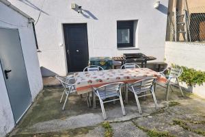 Casa familiar en la playa La Maruca con Barbacoa