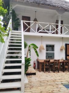 Private Double Storey Villa in Paje Village Zanzibar steps to the beach shops restaurants local team to assist with tours trips etc