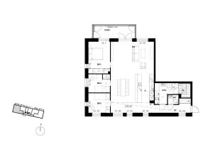 110m2, Lake view, free parking hall,sauna, AC
