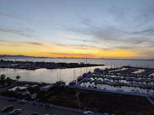 Marina View Apartment with Pool & Balcony - Near Beach
