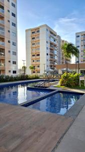 Aruana Azul 502 - Apto com AR, PISCINA, Varanda Integrada - Aluguel por Temporada