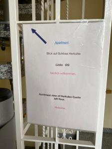 Apartment mit Blick auf Schloss Herkules Parkplatz kostenlos