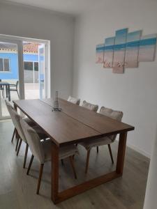 The blue beach house