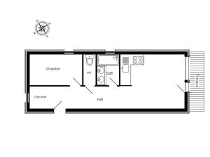 Appartement confortable, terrasse - 6 pers. - FR-1-459-258