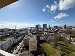 Cloud 12 - Penthouse in der Innenstadt mit Blick über die gesamte Skyline von Bremerhaven