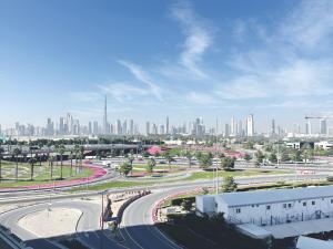 studio with Dubai Burj Khalifa view in Al Jadaf