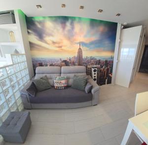 Estudio II vistas mar Nearby Train, Airport Málaga