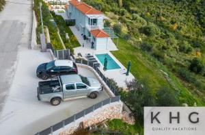 Two villas Golden sun villas with private pools near Skala village