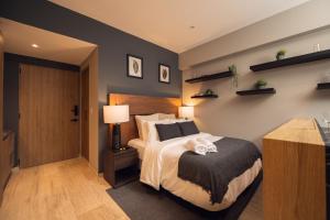 Loft elegante con balcón privado en Roma Norte