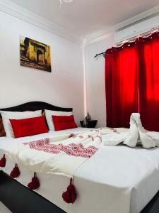 Riad Tamounte piscine palmeraie