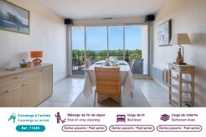 Face mer appartement pour 4 à Saint Brévin
