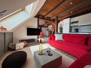 Historische Ferienwohnung mit Sauna und Dachterrasse