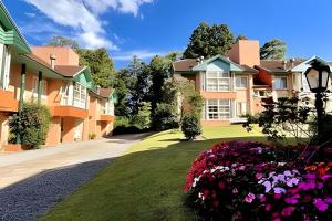 Apart 500 m Lago Negro |Vista Jardim | Lareira