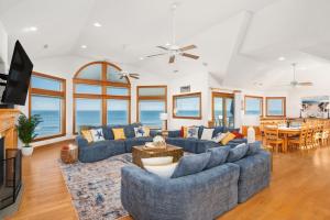 Oceanfront Gem w Pool and Spas GameRm Dune Walkover