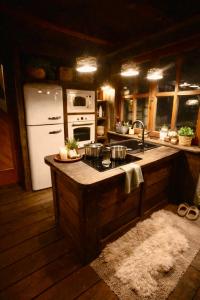 El Arca private cabin with hot tub Jeseniky for 9 guests