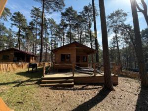 WYPOCZYWANKO 40 DOMEK BORSK Nad jeziorem