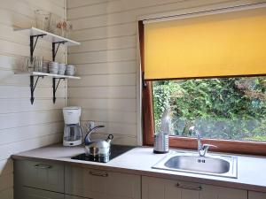 Holiday home with fireplace and large terrace