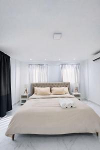 Modern villa with pool near the beach