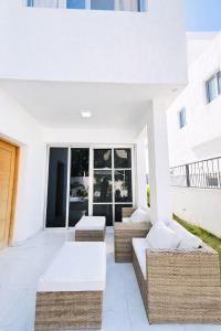 Modern villa with pool near the beach