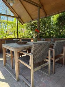 Vacation home with a large fenced-in yard