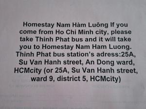 Homestay Nam Hàm Luông