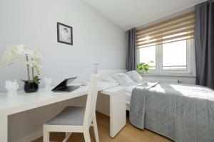 Bright Apartment with a Balcony Offering a Panoramic View of the City