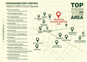 Copenhagen Cozy Central 1BDR w WiFi and Work Space